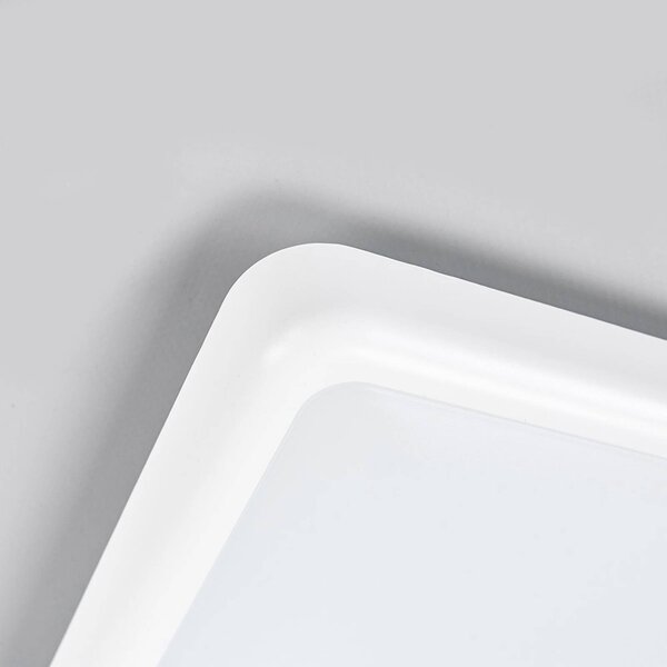Arcchio LED mennyezeti lámpa Augustin, 30 x cm, fehér, IP54, Fehér / opál, Fürdőszoba, Műanyag, Modern