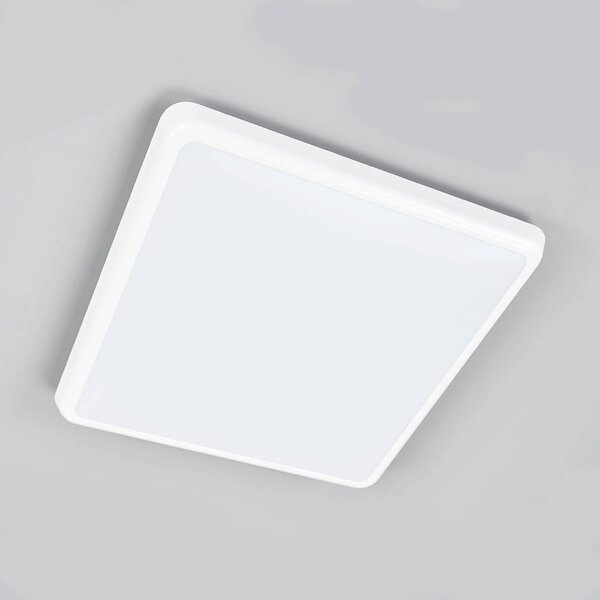 Arcchio LED mennyezeti lámpa Augustin, 30 x cm, fehér, IP54, Fehér / opál, Fürdőszoba, Műanyag, Modern