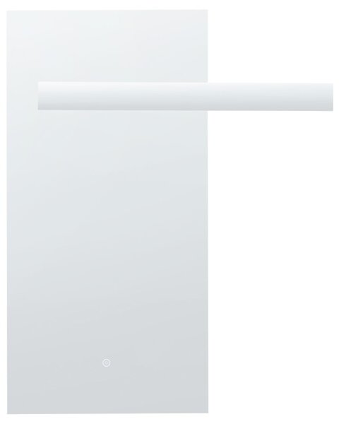 LED fürdőszobai tükör MAUX 50 cm 100 cm Ezüst
