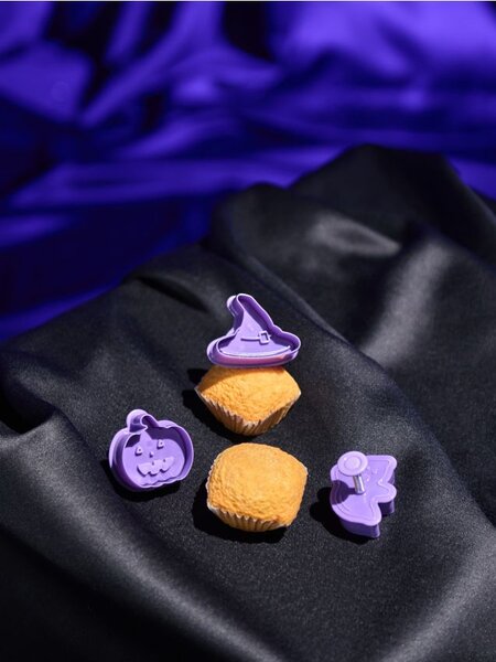 Sinsay - Süteménypecsétek 4 pack Halloween - ibolyaszínű