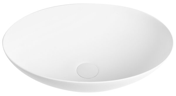 Pultra helyezhető mosdókagyló CALETE Fehér 50 x 35 cm