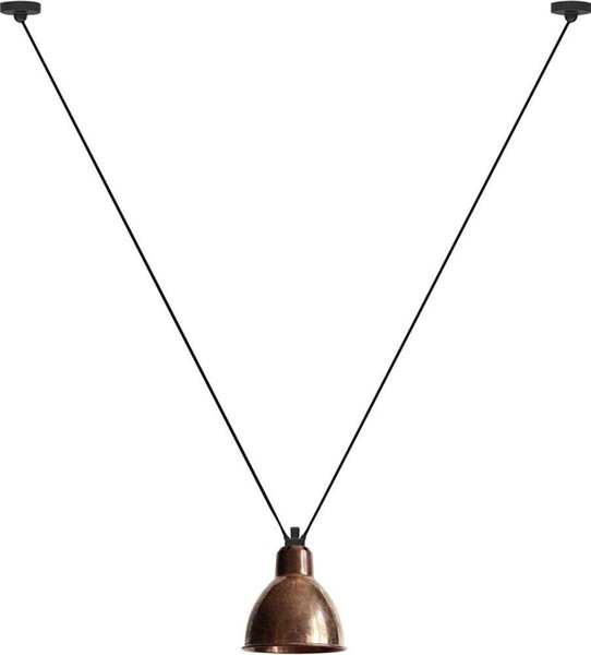 323 L Függőlámpa Round Raw Copper - Lampe Gras