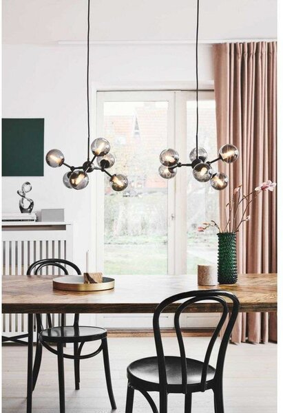 Függőlámpa Halo Design, Szürke, Étkező, Üveg