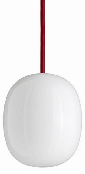Superegg 300 Függőlámpa Opal/Red Cable - Piet Hein