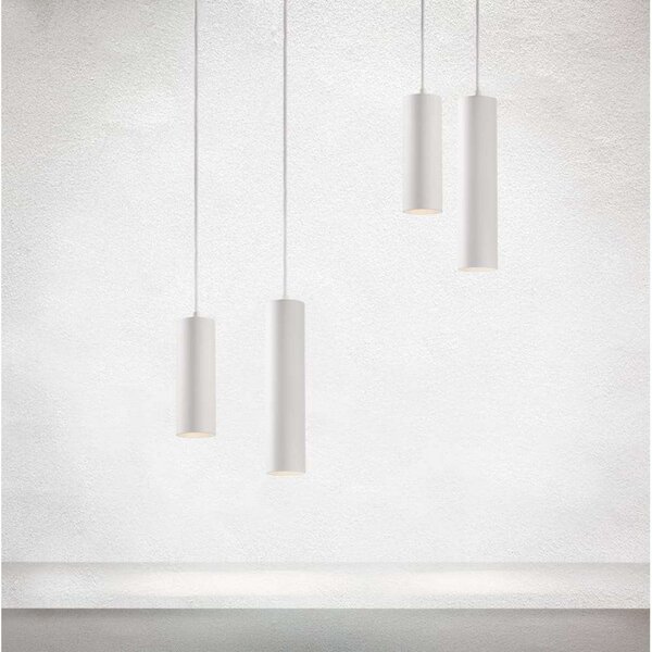 Függőlámpa LIGHT-POINT, dimmable, Fehér, Nappali, Fém