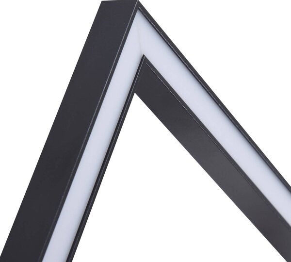 Lindby LED mennyezeti lámpa Yulla, 34 cm, fekete, szenzoros, szenzoros, Fekete, Folyosó, Alumínium, Modern