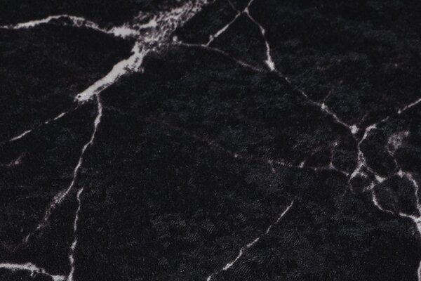 Marble fekete fürdőszobai szőnyeg