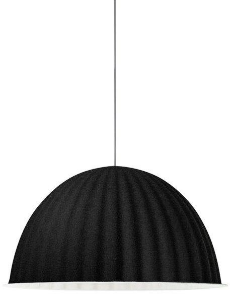 Függőlámpa Muuto, dimmable, Fekete, Étkező, Szövet / Textília