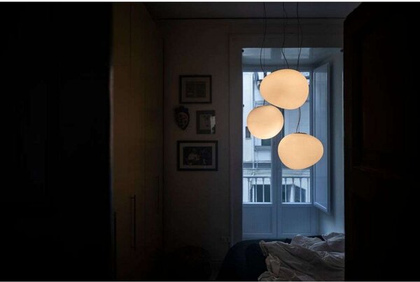 Függőlámpa Foscarini, dimmable, Fehér, Nappali, Üveg