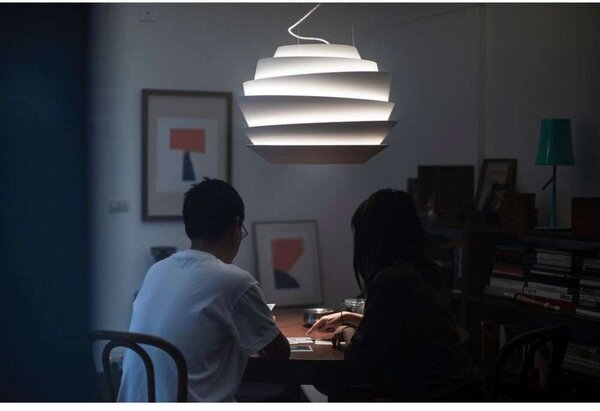 Függőlámpa Foscarini, Fehér, Étkező, Műanyag