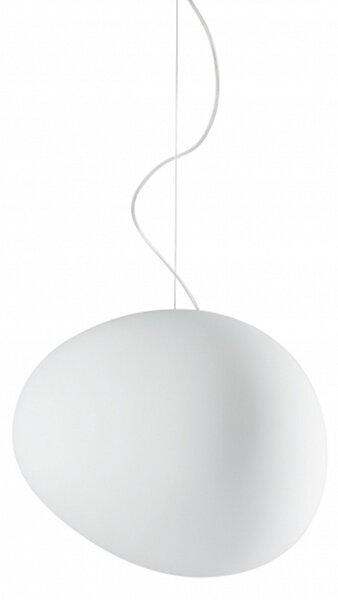 Függőlámpa Foscarini, dimmable, Fehér, Nappali, Üveg