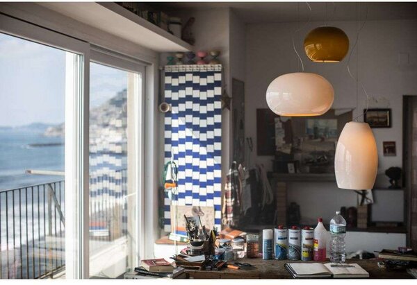 Függőlámpa Foscarini, Szürke, Nappali, Üveg