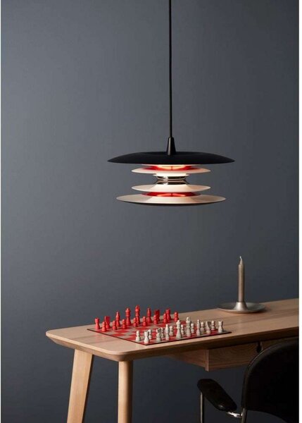 Függőlámpa Belid, dimmable, Fekete, Étkező, Fém