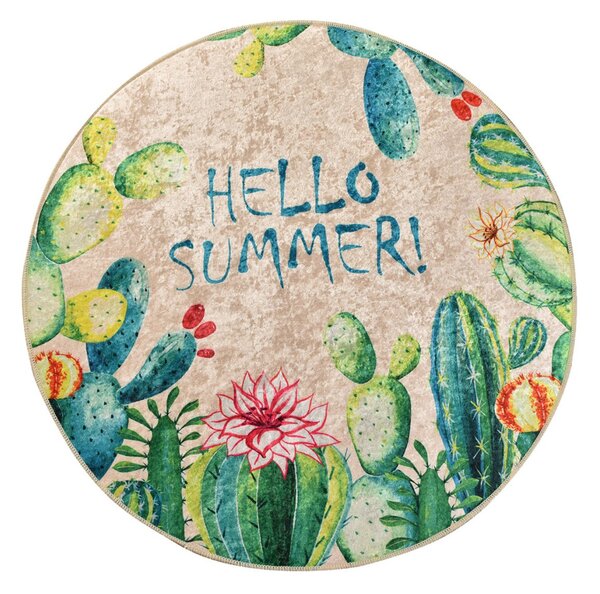 Hello Summer fürdőszobai szőnyeg 100 cm