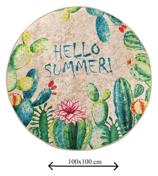 Hello Summer fürdőszobai szőnyeg 100 cm