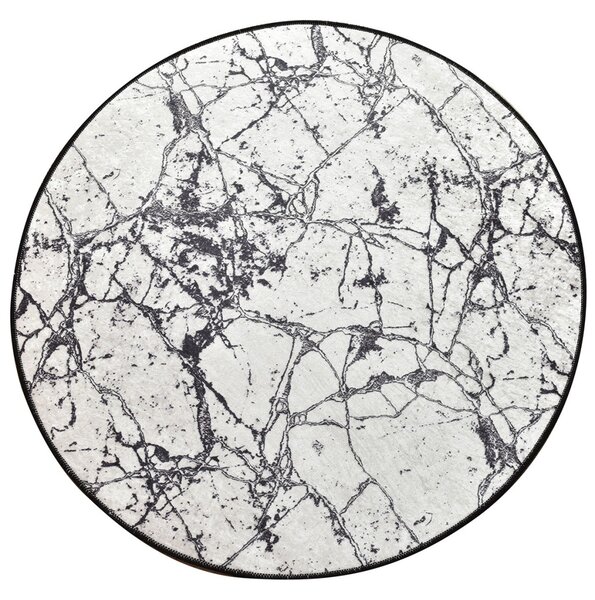 Marble fehér fürdőszobai szőnyeg 100 cm