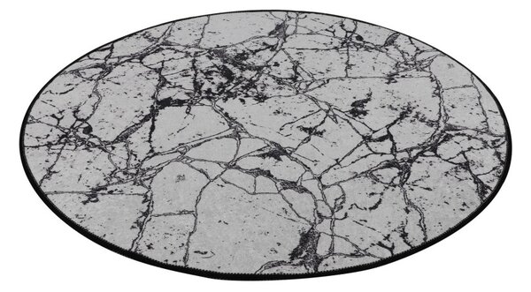 Marble fehér fürdőszobai szőnyeg 100 cm