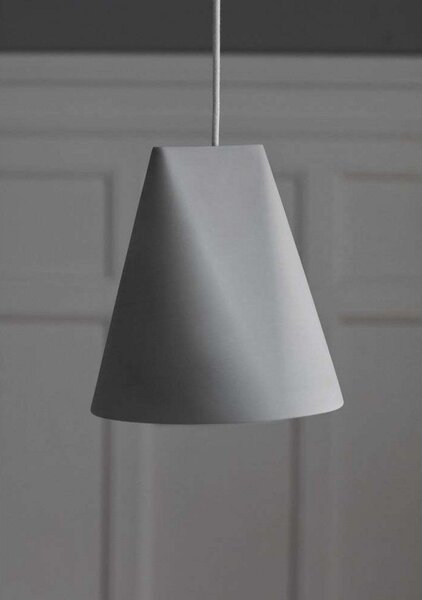 Ceramic Wide Függőlámpá Light Grey - Moebe