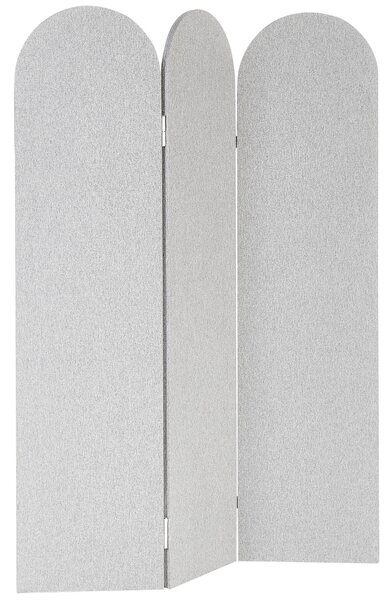 Irodai térelválasztó SLIMMY 120 x 160 cm Világosszürke
