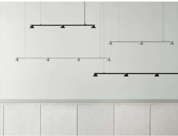 Függőlámpa Normann Copenhagen, dimmable, Fekete, Étkező, Alumínium