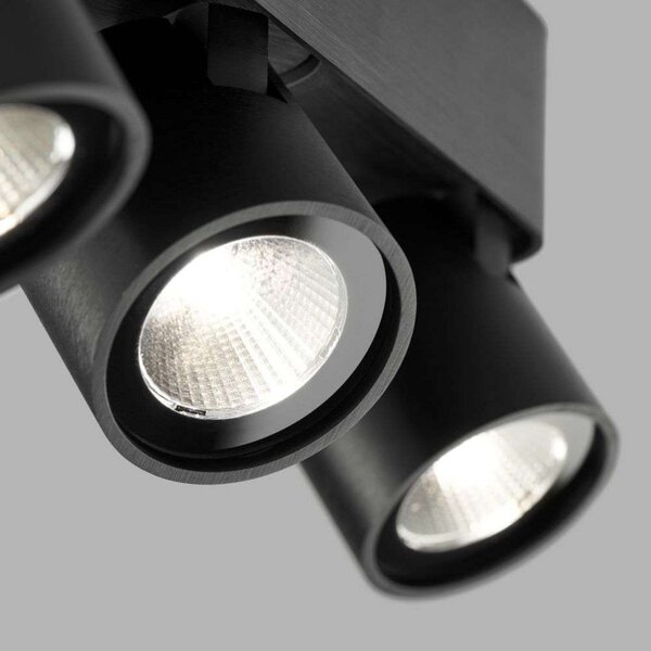 Mennyezeti Lámpa LIGHT-POINT, dimmable, Fekete, Konyha, Alumínium