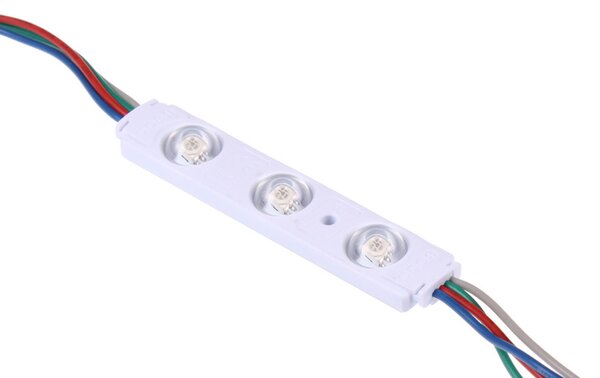 T-LED RGB LED-modul, 0.65W, védelemmel