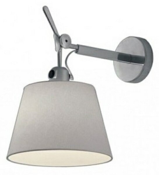 Fali Lámpa Artemide, dimmable, Szürke, Nappali, Szövet / Textília