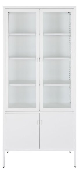 Fehér fém tálalószekrény 80x180 cm Brisbane – House Nordic
