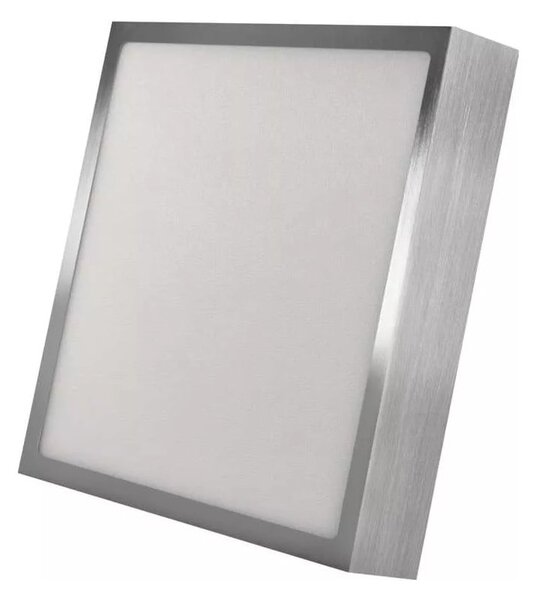 Fényes ezüstszínű LED mennyezeti lámpa 22.5x22.5 cm Nexxo – EMOS