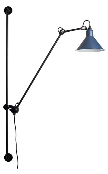 Fali Lámpa Lampe Gras, Fekete, Nappali, Fém, Indusztriális dizájn