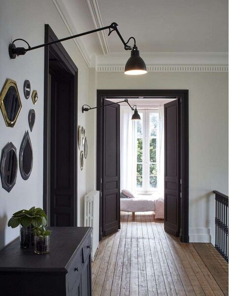 304L60 Fali Lámpa Black/Black/Copper - Lampe Gras