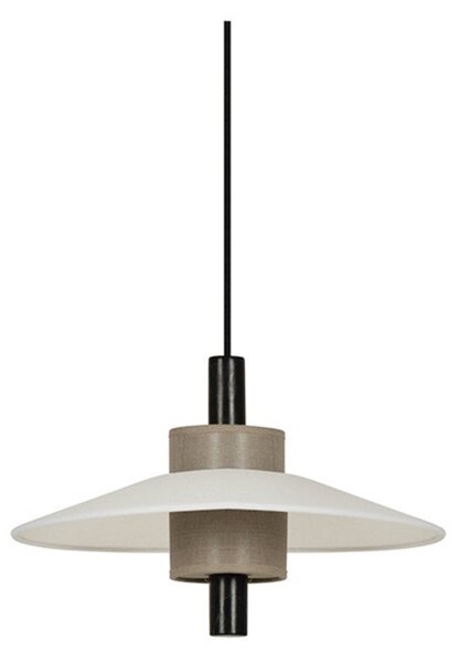 Függőlámpa Forestier, Thésée, dimmable, Fehér, Étkező, Szövet / Textília