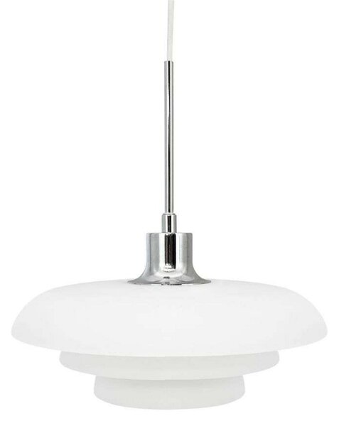 Függőlámpa Dyberg Larsen, Ava, dimmable, Fehér, Nappali, Üveg, Modern