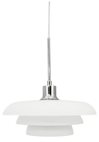 Függőlámpa Dyberg Larsen, Ava, dimmable, Fehér, Nappali, Üveg, Modern