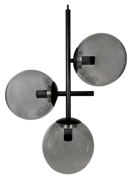 Függőlámpa Dyberg Larsen, Como, dimmable, Fekete, Nappali, Fém, Modern
