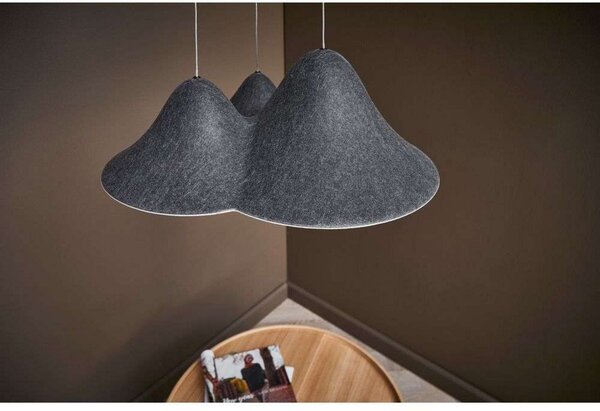 Függőlámpa LOOM DESIGN, dimmable, Fekete, Nappali, Alumínium