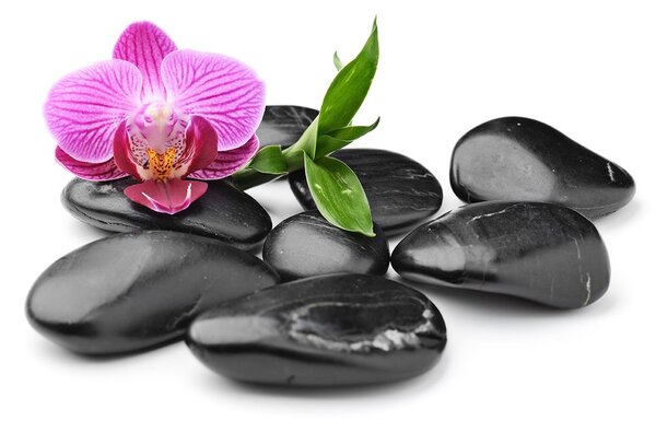 Tapéta masszázs wellness kövek