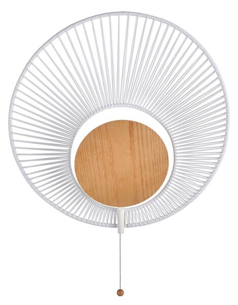 Fali Lámpa Forestier, Oyster, dimmable, Fehér, Nappali, Fém, Dizájn