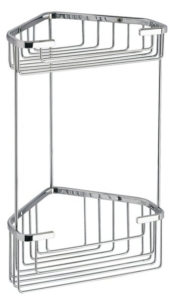 Gedy Gedy, SMART kétszintes sarokpolc 200x325x151mm, króm, 2482