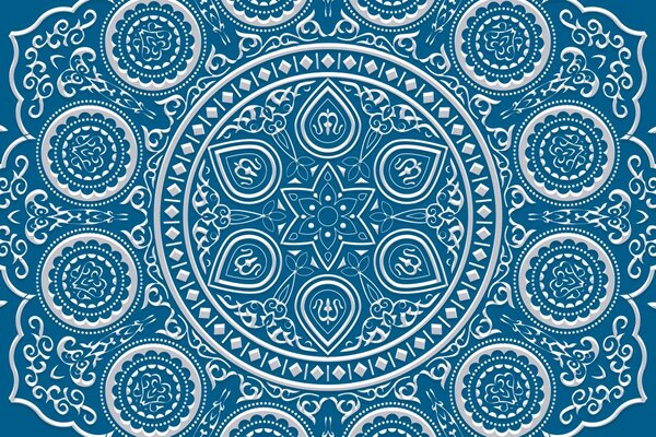 Tapéta enyhe etnikus Mandala