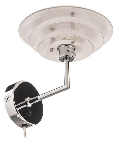 Fali Lámpa Dyberg Larsen, DL20, dimmable, Fémes, Nappali, Üveg, Skandináv