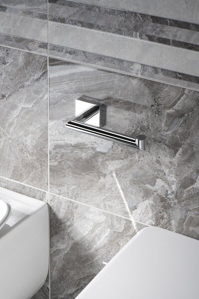 Sapho Sapho, X-SQUARE WC-papír tartó fedél nélkül, 180x55x70 mm, króm, XQ702