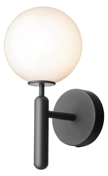 Fali Lámpa Nuura Aps, Miira Wall, dimmable, Fekete, Nappali, Fém, Dizájn