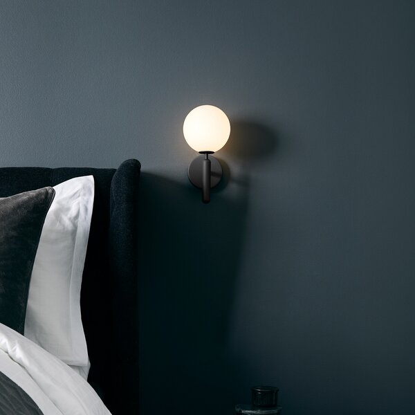 Fali Lámpa Nuura Aps, Miira Wall, dimmable, Fekete, Nappali, Fém, Dizájn