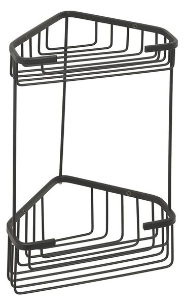 Gedy Sapho, SMART kétszintes sarokpolc 200x325x151mm, fekete matt