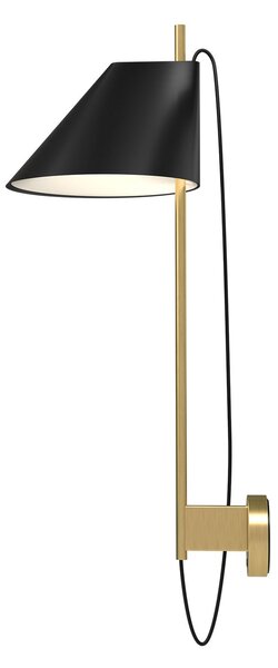 Fali Lámpa Louis Poulsen, Yuh Brass, dimmable, Fekete, Nappali, Fém, Dizájn