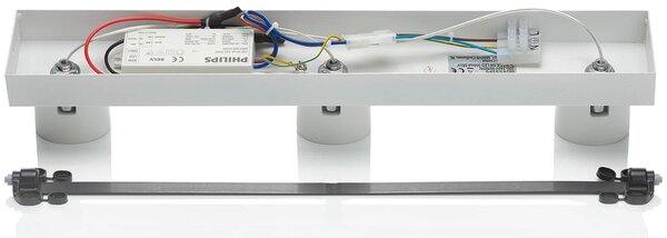 Philips Star LED-spot fehér 3-égő meleg fény, dimmelhető, Fehér / opál, Nappali / Étkező, fém, Modern