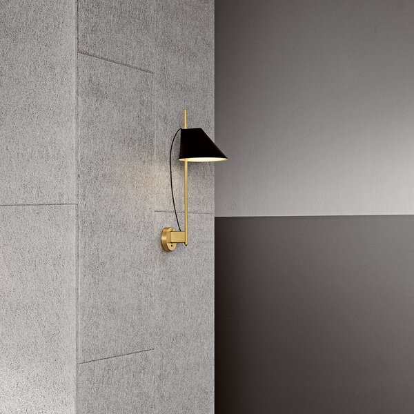 Fali Lámpa Louis Poulsen, Yuh Brass, dimmable, Fekete, Nappali, Fém, Dizájn