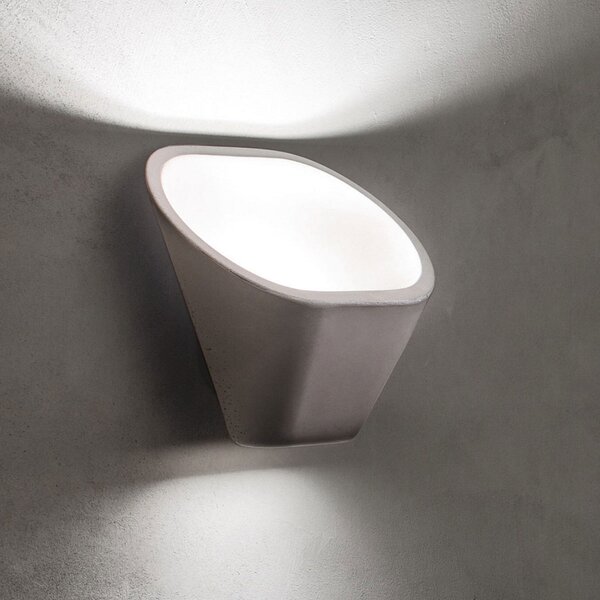 Fali Lámpa Foscarini, Aplomb R7s, dimmable, Fehér, Nappali, Beton, Dizájn
