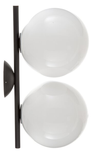 Fali Lámpa FLOS, IC C/W1 Double, dimmable, Fehér, Nappali, Üveg, Dizájn